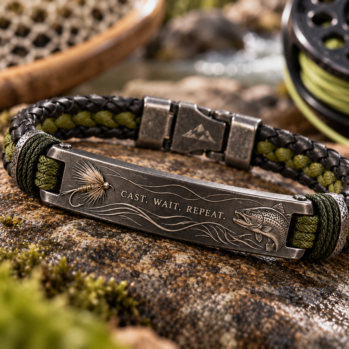Riverbound Fly Fishing Vintage Bracelet